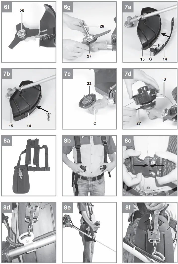 Einhell GC BC 36 4 S Petrol Power Scythe - 2