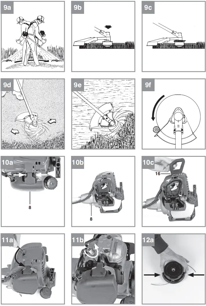 Einhell GC BC 36 4 S Petrol Power Scythe - 3