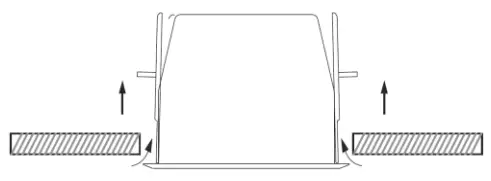 ecler eIC5154 In Ceiling Loudspeakers - mounting hole 1
