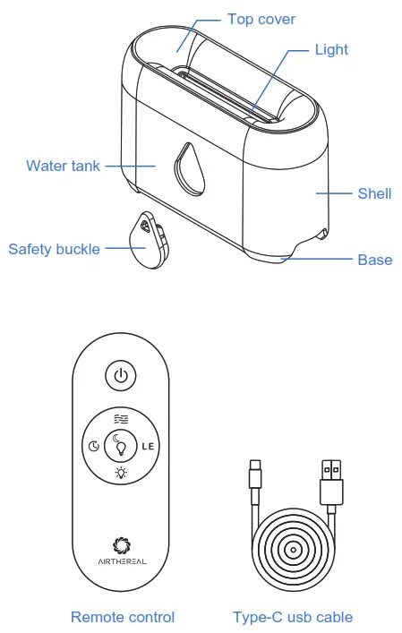 AIRTHEREAL LF200M Aroma Diffuser - PARTS