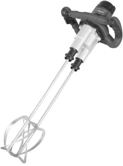 scheppach PM1800D Twin Paddle Paint & Mortar Mixer