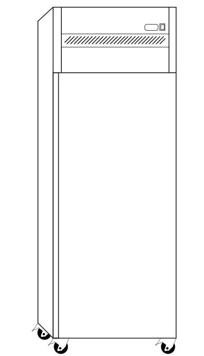 AVANTACO 178Z1R2A 178Z1F2A Top Mount Reach in Refrigerator and Freezer