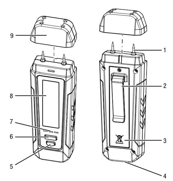 TROTEC-BM22-Moisture-Measuring-Device-FIG-1