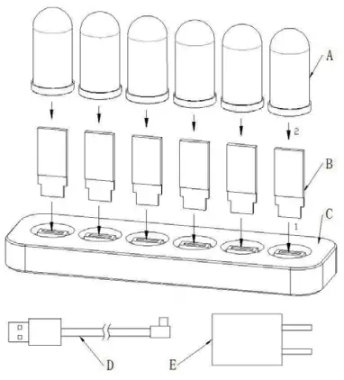 Wuhan-Nuoxingda-E-Commerce-NOVEII-Light-Clock-FIG-1