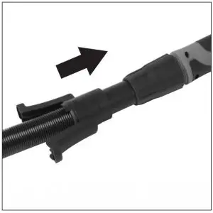 a close up of a weapon