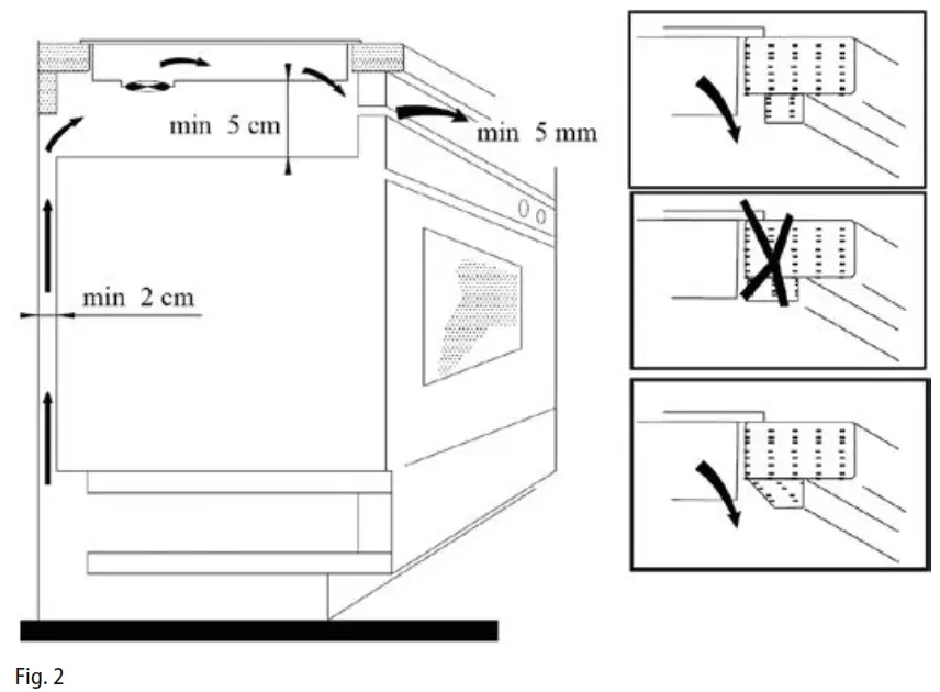 concept SDV 3460n Built-In Glass-Ceramic Plate - wall of the bo