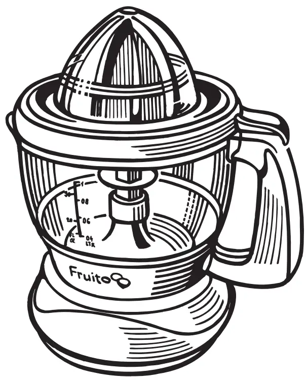 eta Fruito 0037 90050 Electric Juicer for Citrus Fruits