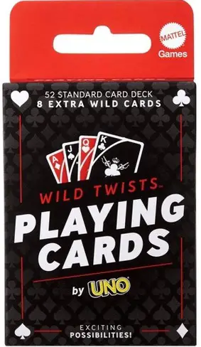 MATTEL 087-00-0299 Wild Twists Playing Cards