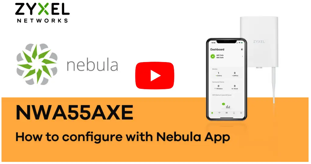 ZYXEL NWA55AXE 802 11ax Dual Radio Outdoor PoE Access Point - fig1