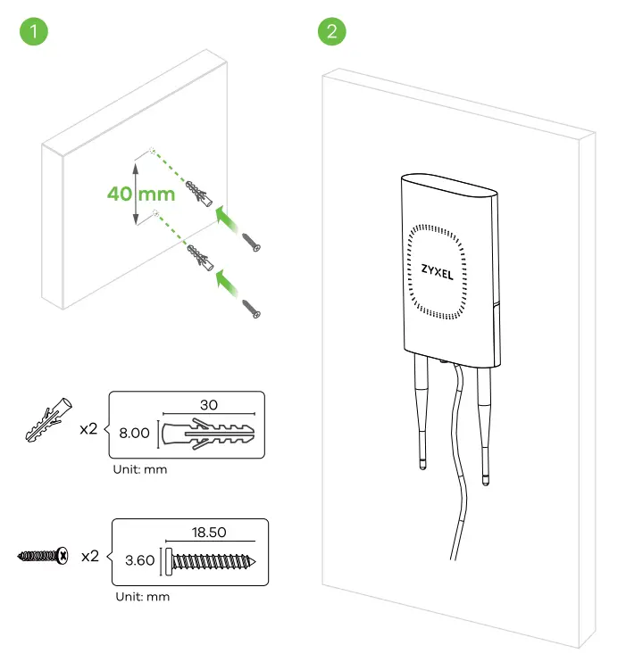ZYXEL NWA55AXE 802 11ax Dual Radio Outdoor PoE Access Point - fig13