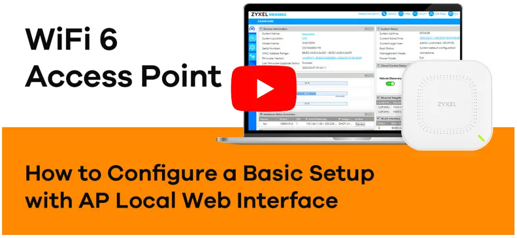 ZYXEL NWA55AXE 802 11ax Dual Radio Outdoor PoE Access Point - fig3