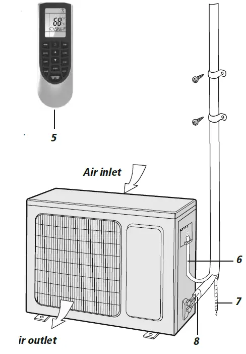 STEALTH SC-09W-HP230 High Wall Ductless Air Conditioning and Heating System 04