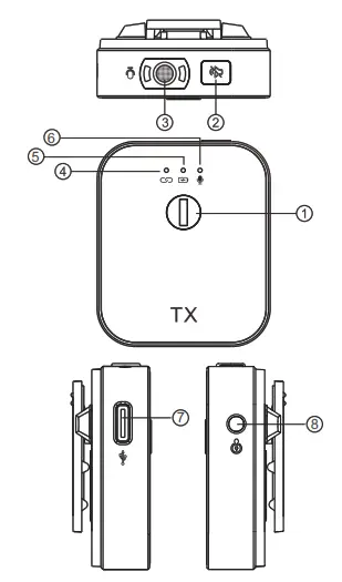 HONWALLY HW-GL500 GL500 2.4G Digital Wireless Microphone - fig 1