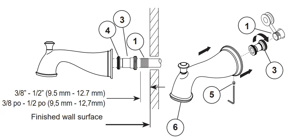 DELTA RP34357SS Tub Spout - fig 5