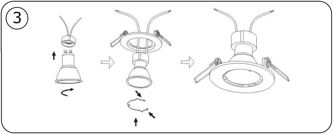 V-TAC VT-980 Spotlight Fitting B3