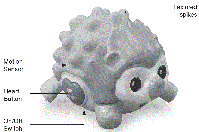 vtech 550203 Easy Squeezy Hedgehog fig 1