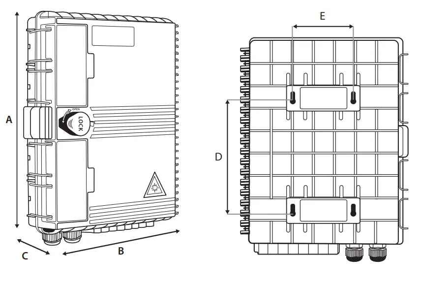 intelbras XFCT 1616 Optical Fiber Distribution Box with Splitter - 1