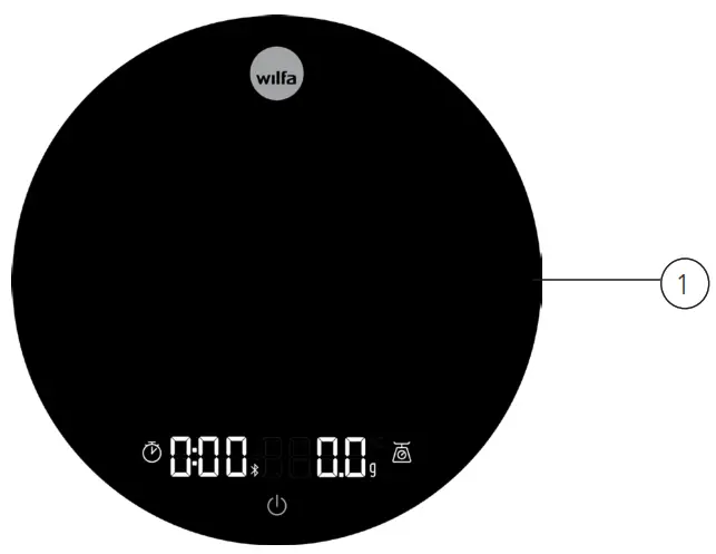 wilfa KS1B T2 UNI BLACK Precision Scale - PRODUCT OVERVIEW