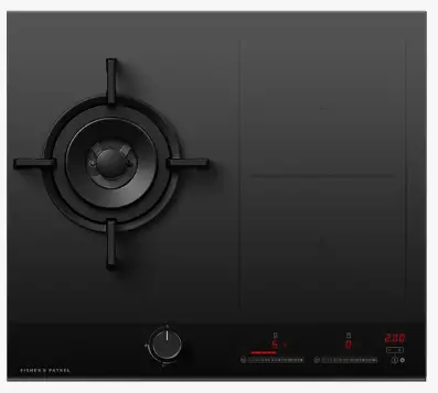 FISHER PAYKEL CGI603DLPTB4 1 Burner 60cm Gas Induction Cooktop