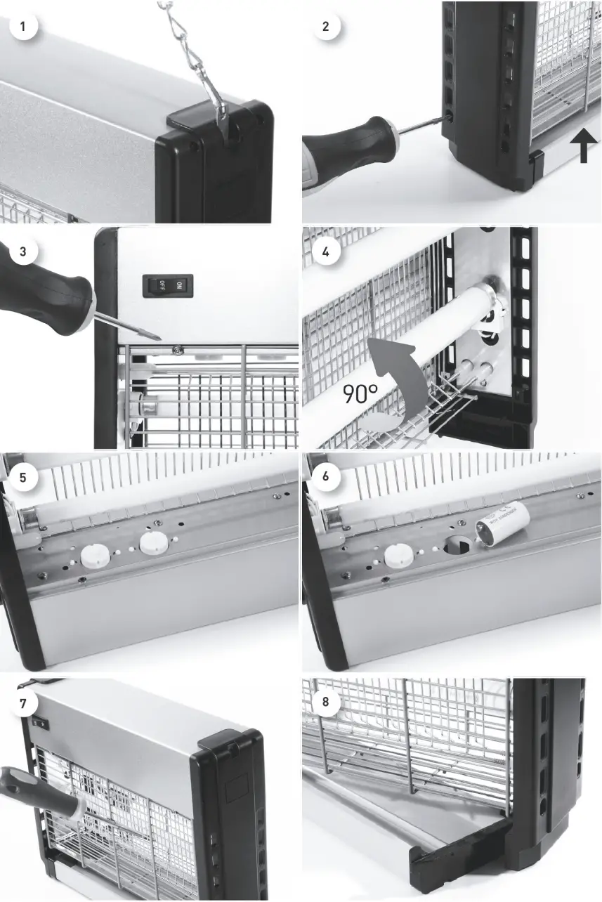 HENDI 270295 High Voltage Insect Killer - FIG 1