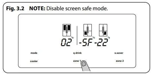 AGA ASXS21 Fridge Freezer User Manual - Fig 3.2