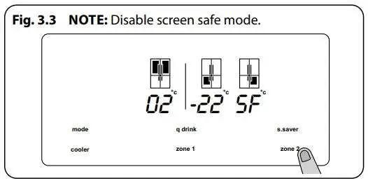 AGA ASXS21 Fridge Freezer User Manual - Fig 3.3