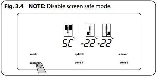 AGA ASXS21 Fridge Freezer User Manual - Fig 3.4