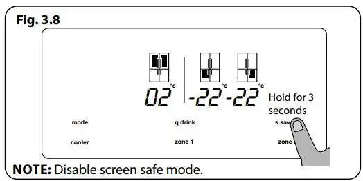 AGA ASXS21 Fridge Freezer User Manual - Fig 3.8