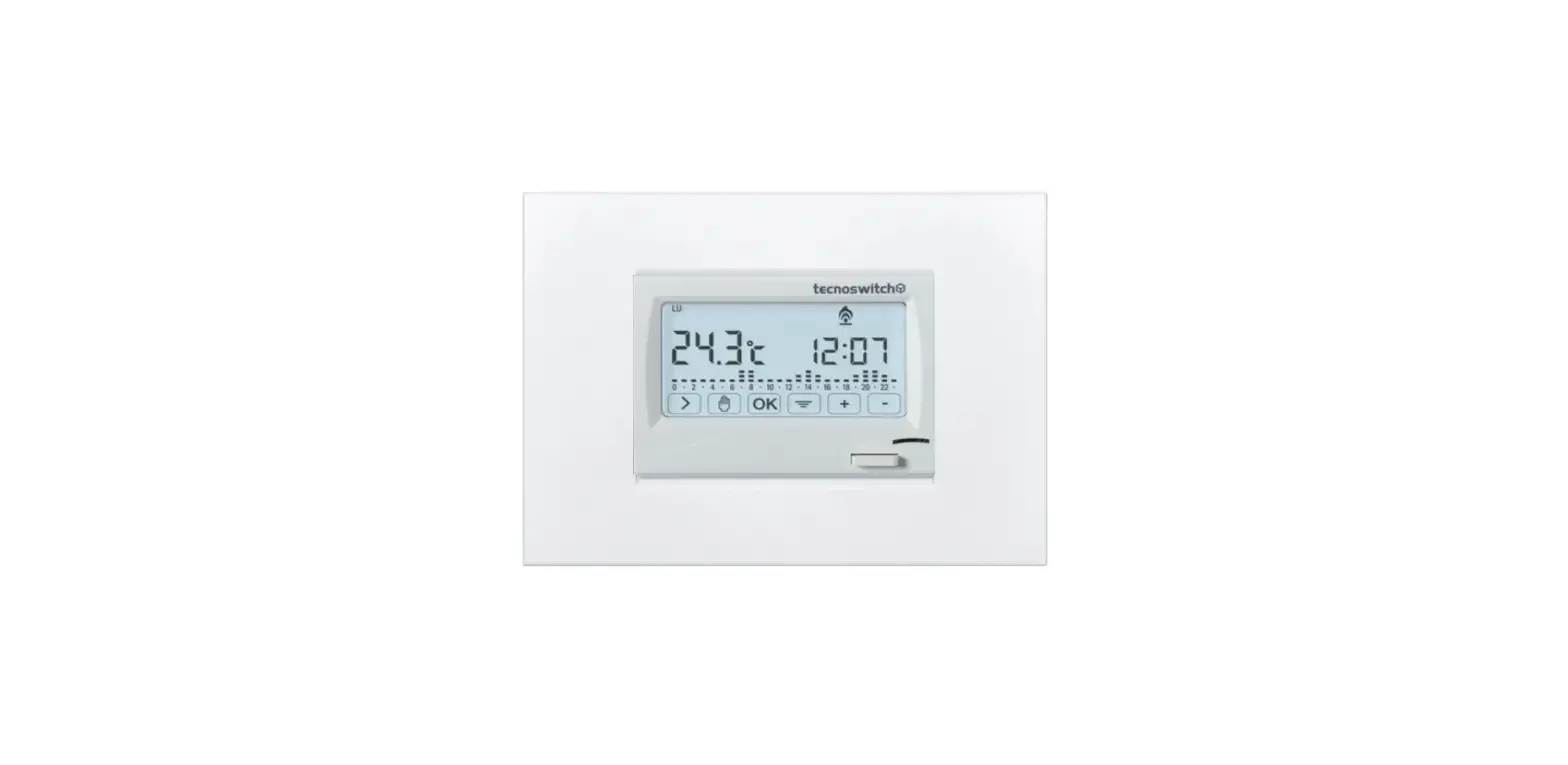 Tecnoswitch Cr615 Recessed Weekly Touch Programmable Thermostat User Guide Tecnoswitch Cr615 Recessed Weekly Touch Programmable Thermostat User Guide