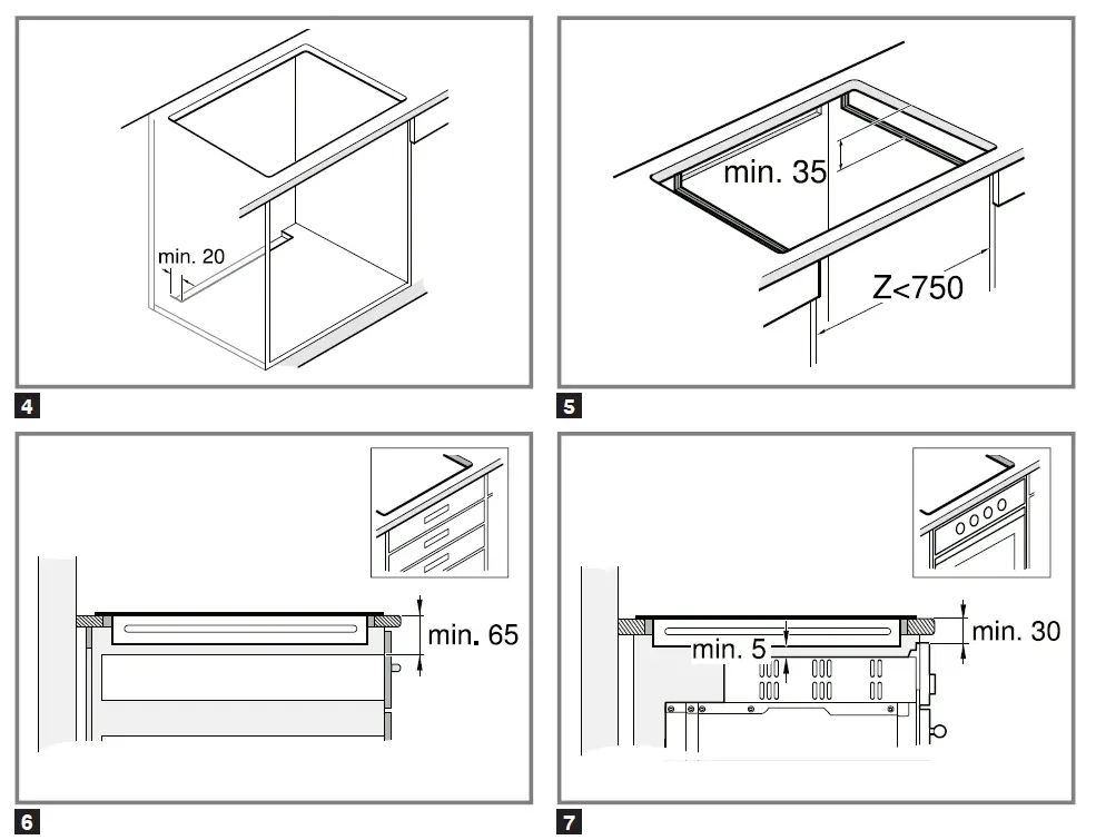 BOSCH PXE831FC1E 3 Burner Induction Hob 2
