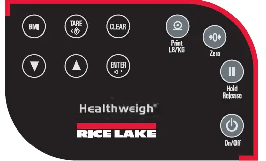 RICE LAKE 350-10 Series Digital Wheelchair Scales 06