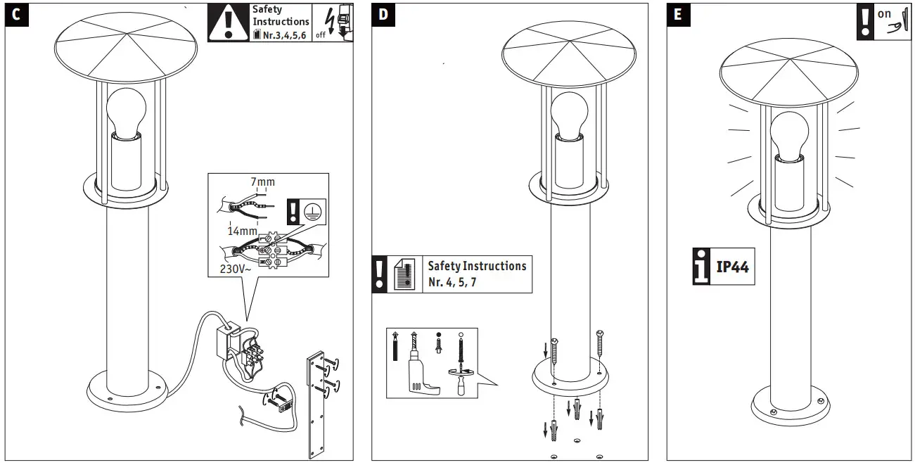 Paulmann 947 37 LED Bollard Light - FIG 4