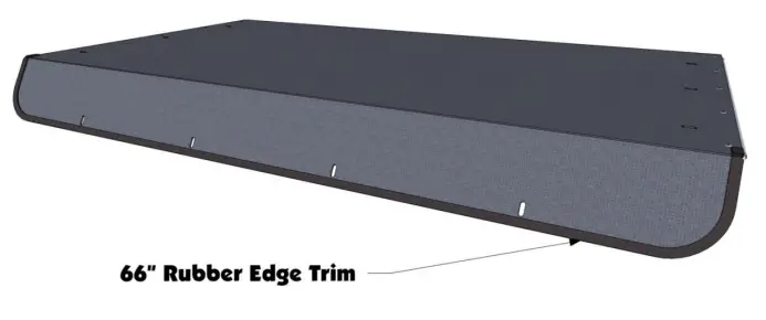 FALCON RIDGE KAW 4010 HT01 Kawasaki Mule 4000 4010 Aluminum Diamond Plate Roof - Fig