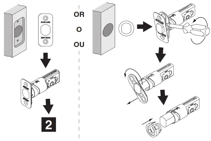 Single Cylinder Deadbolt B60 Choose Faceplate