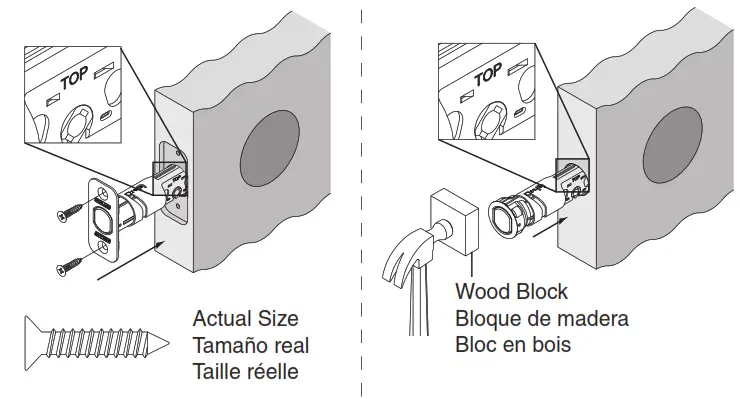 Single Cylinder Deadbolt B60 Install Deadbolt