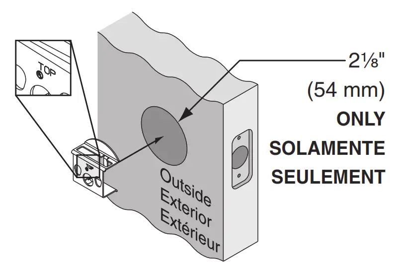 Single Cylinder Deadbolt B60 Installation 1