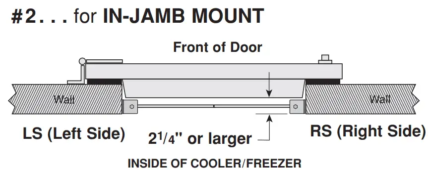 Curtron PP C 120 3484 Polar Pro Flexible Swinging Door for Walk In Coolers &amp Freezers 34 wide x 84 high - fig 1