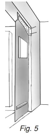 Curtron PP C 120 3484 Polar Pro Flexible Swinging Door for Walk In Coolers &amp Freezers 34 wide x 84 high - fig 9