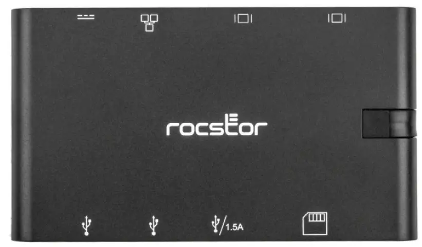 rocstor Y10A263-B1 USB-C Multiport Adapter USB-C Dock