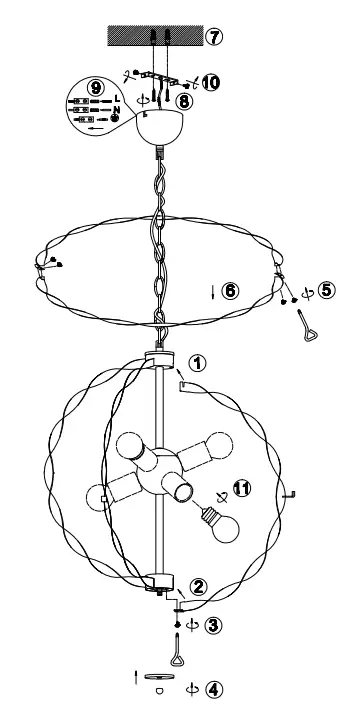 TRIO 309200632 Pendant Lamp 1