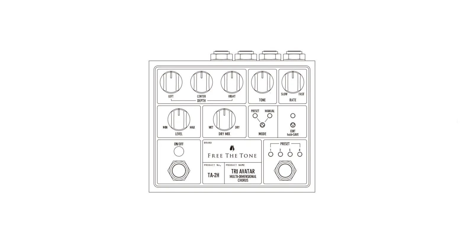 Free The Tone Ta-2h Multi-dimensional Chorus Owner's Manual
