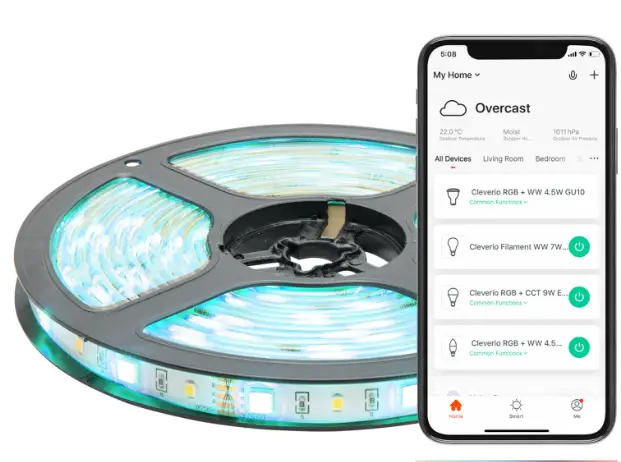 cleverio-51677-Smart-LED-Strip-RGBW-product-image