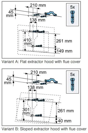 FIG 19 Preparing the wall