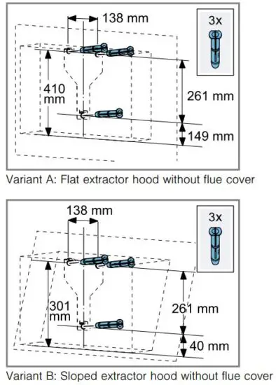 FIG 20 Preparing the wall