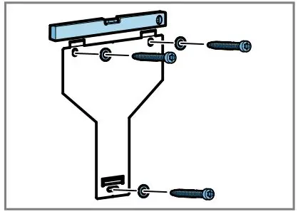 FIG 21 Preparing the wall