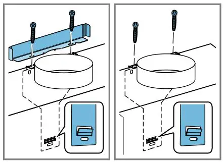 FIG 22 Installing the appliance