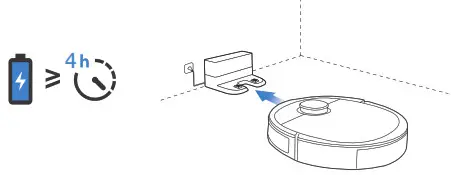 ECOVACS DEEBOT N8 Robocleaner - Charge DEEBOT