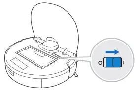 ECOVACS DEEBOT N8 Robocleaner - Power ON