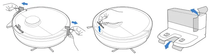 ECOVACS DEEBOT N8 Robocleaner - Remove Protective