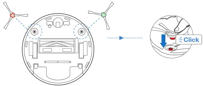 ECOVACS DEEBOT N8 Robocleaner - Side Brushes
